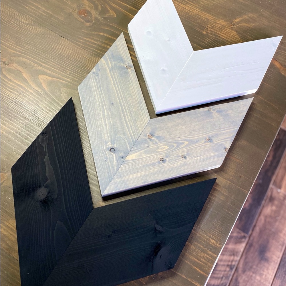 Custom Farmhouse Chevron Wall Decor